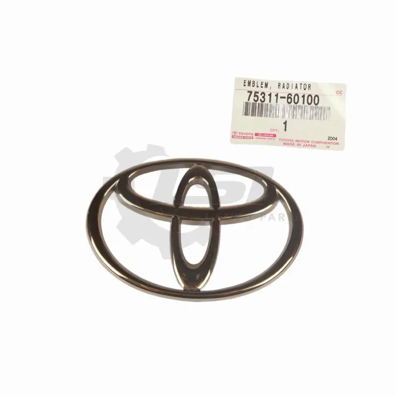 Genuine Toyota Landcruiser Uzj100 Front Grille Badge Emblem Gold Lhd 75311-60100 1