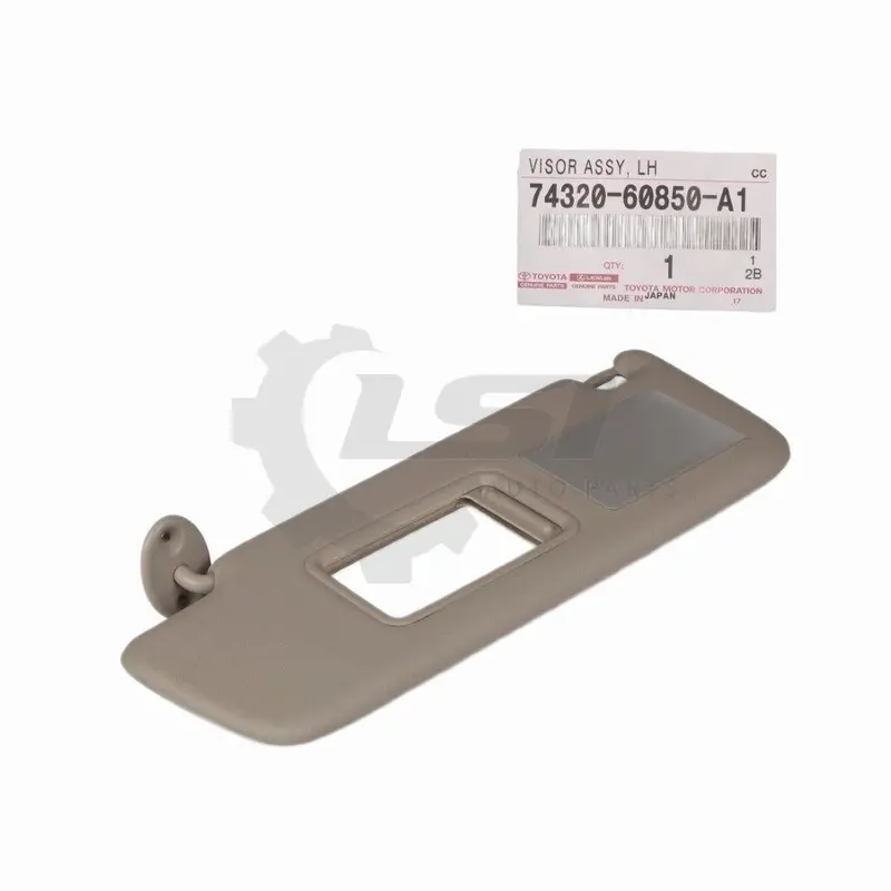 Genuine Toyota Prado 120 Series Rzj Lj Kzj Kdj Grj Lh Left Sun Visor Ivory Trim 74320-60850-A1 1