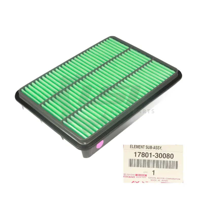 Genuine Toyota Prado 150 120 Series Kdj 1Kd 3.0 Diesel Engine Air Filter 17801-30080 1
