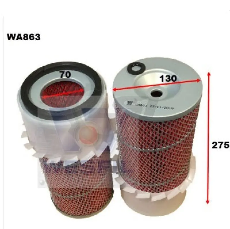 Hda5866 Air Filter For Mitsubishi Delica Express Pajero Nissian Caravan Elgrand Homy Isuzu Fargo 1