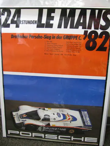 Ickx/Bell 24 Studen Lemans -German 956 Poster 1
