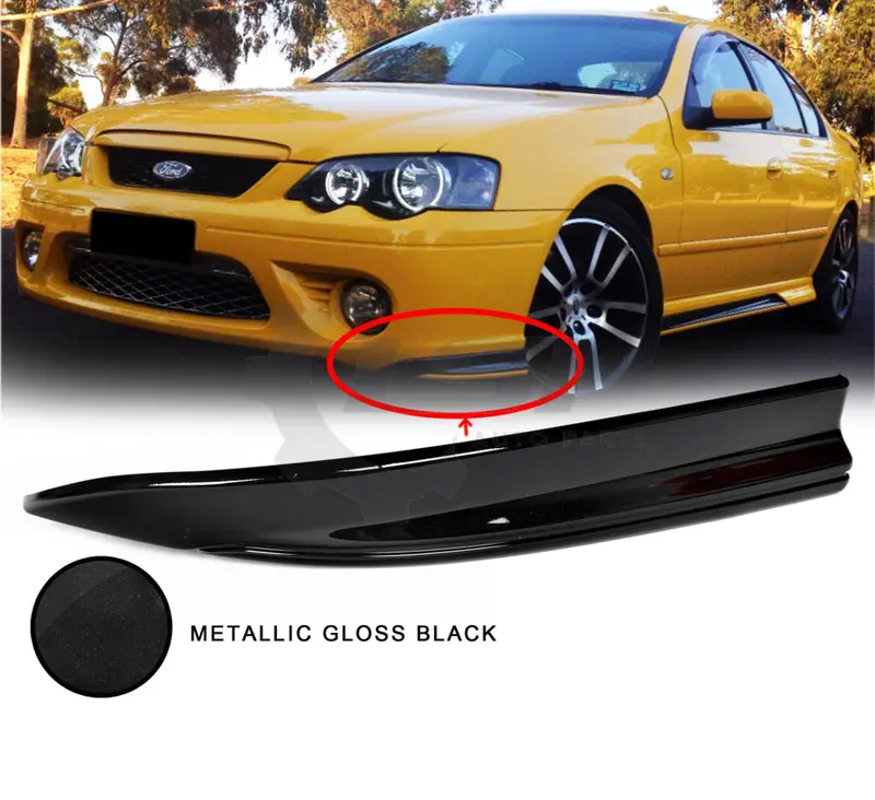 Lh Left Bumper Bar Side Lower Spoiler Pod Black For Ford Falcon Bf Xr6 Xr8 1