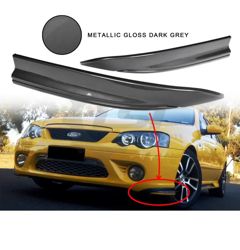 Lh+Rh Pair Front Bumper Bar Pod Side Spoiler For Ford Falcon Bf Xr6 Xr8 Turbo 1