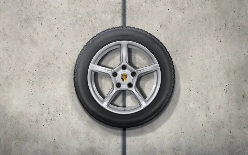 (New) 18'' 718 Boxster/Cayman Winter Wheel & Tire Set -2017-2023 1