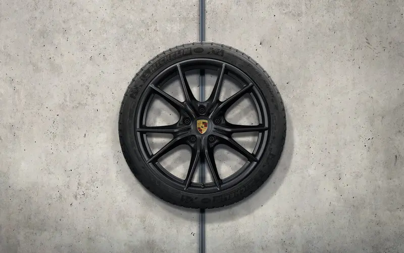 (New) 20'' 718 Cayman Gt4/Spyder "Carrera S" Winter Wheel & Tire Set 1