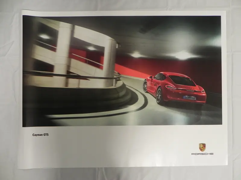 (New) 2014 Cayman Gts Poster 30" X 40" 1