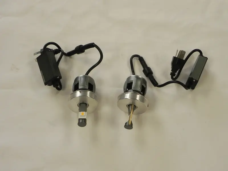 (New) 356 6V Euro Vintage White Led P45t Headlight Bulbs - 1954-65 2