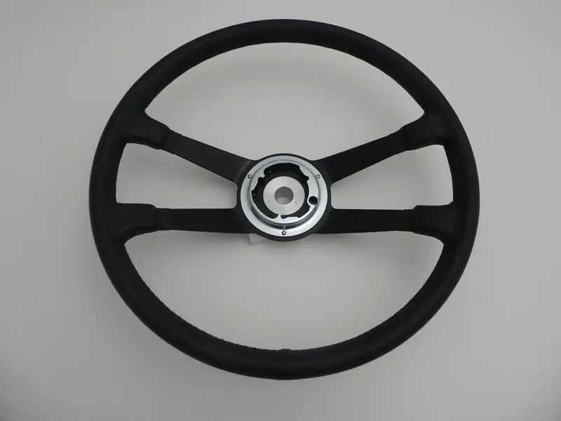 (New) 356/911/912 Leather 390Mm Vdm Steering Wheel - 1959-73 1