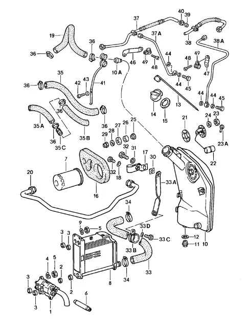 (New) 356/911/912 Oil Cap Gasket - 1965-89 2