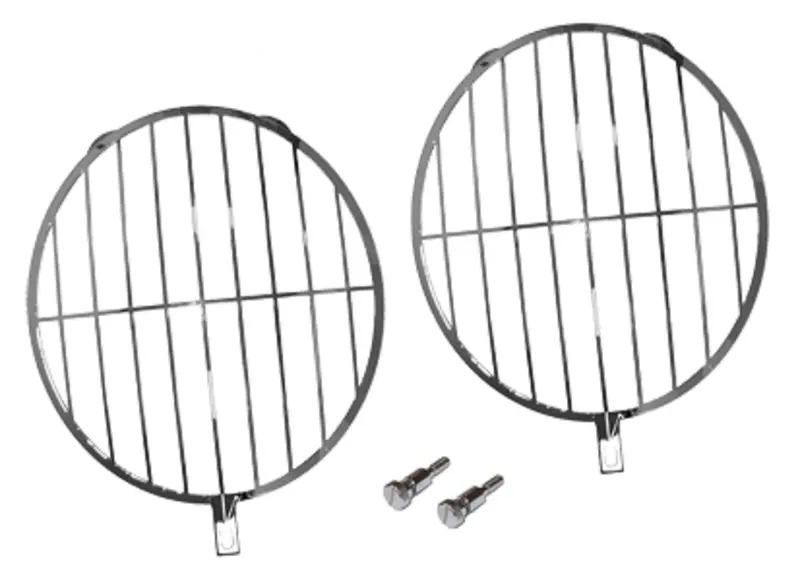 (New) 356/911/912 Pair Of Headlight Stone Guard Grille - 1950-67 1