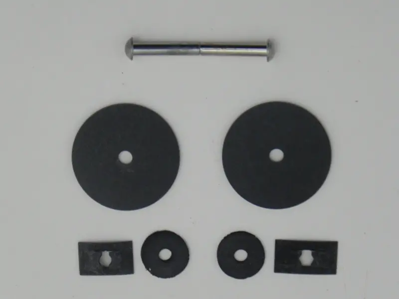(New) 356/911/912 Radio Delete Plate Installation Hardware - 1950-69 1