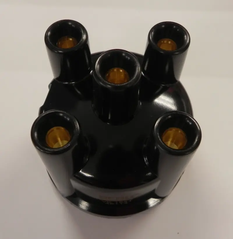 (New) 356/912 Black Beru Distributor Cap For Cast Iron Distributor - 1956-67 2