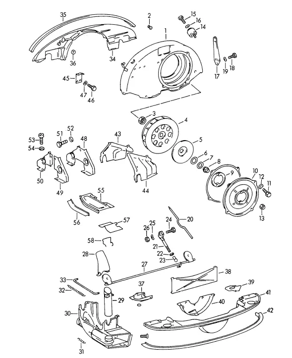 (New) 356/912 Carburetor Pre-Heat Duct - 1955-69 2