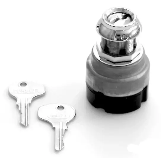 (New) 356 A/B/C Bullet Style Ignition Switch With Two Keys - 1957-65 1