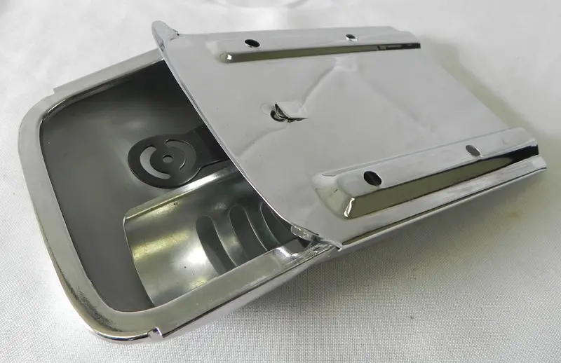 (New) 356 A/B/C Chrome Ashtray W/ Mounting Plate - 1955-65 1
