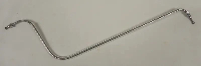 (New) 356 A/B/C Front Right Steel Brake Line - 1955-65 1