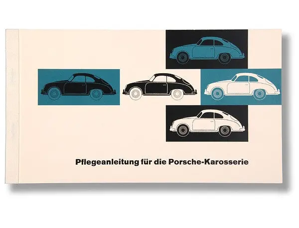 (New) 356 A/B German Body Maintenance Instruction Book - 1955-63 1