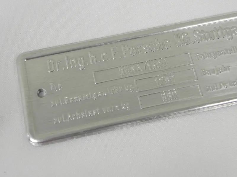 (New) 356 A Chassis Id Plate 2