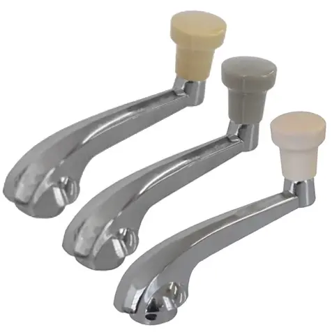 (New) 356 A Chrome Window Crank Handle With Knob - 1955-59 1