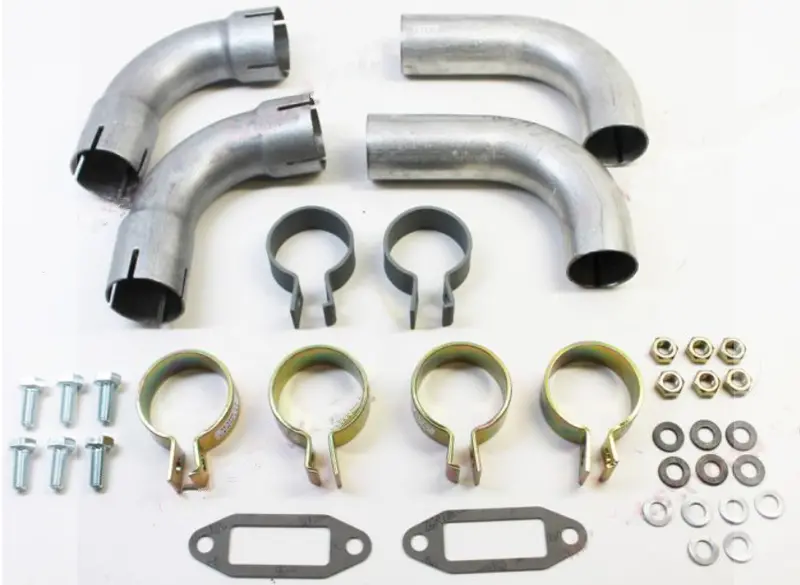 (New) 356 At2 Exhaust Muffler Tailpipe Kit - 1957.5-59 1