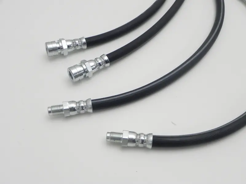 (New) 356 B/C Complete Set Of Front And Rear Brake Hoses - 1959-65 2