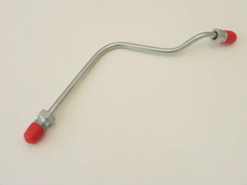 (New) 356 B/Carrera 2 Front Left Steel Brake Line - 1959-65 1
