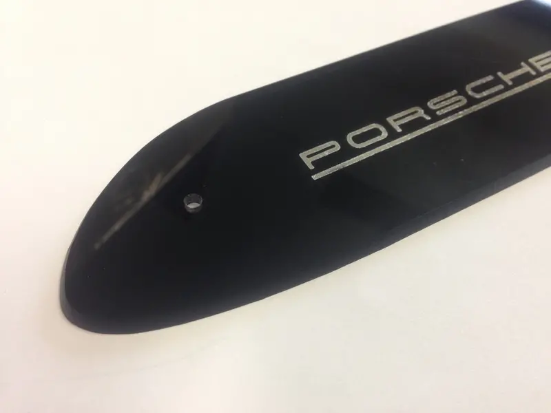(New) 356 Black Radio Delete Plate 2