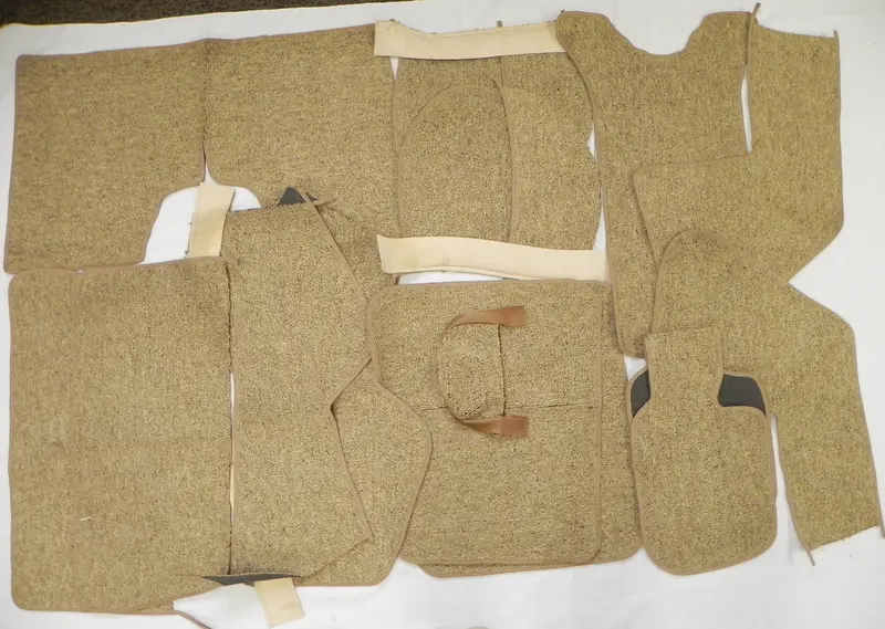 (New) 356 Bt5 Coupe Carpet Set Tan Domestic Loop 1960-61 1