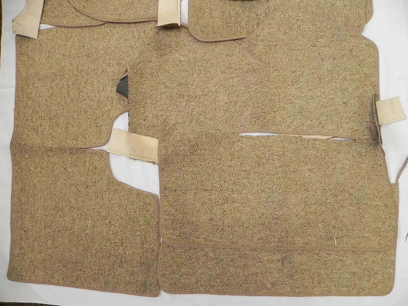 (New) 356 Bt5 Coupe Carpet Set Tan Domestic Loop 1960-61 2