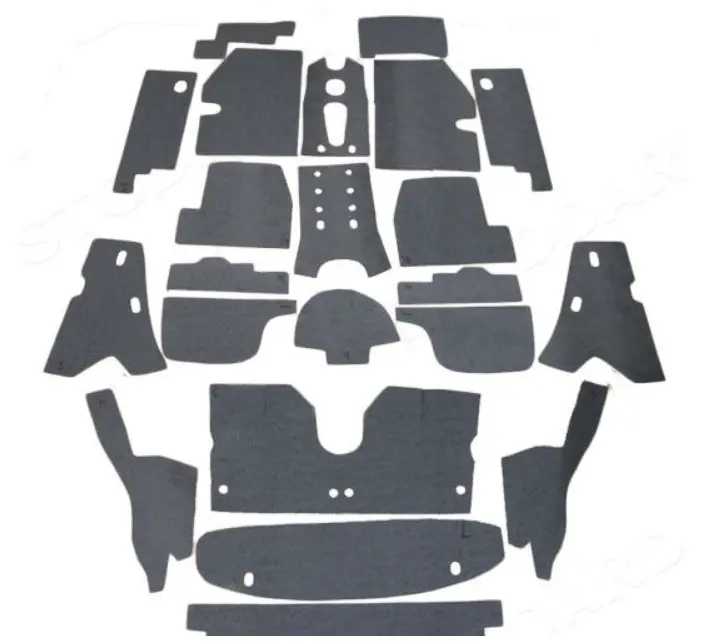 (New) 356 Bt6/C Cabriolet Interior Body Insulation Kit - 1961-65 1