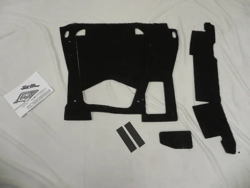 (New) 356 Bt6/C Front Trunk Sound Deadening Kit - 1961-65 1