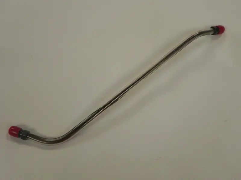(New) 356 C Front Left Steel Brake Line - 1964-65 1