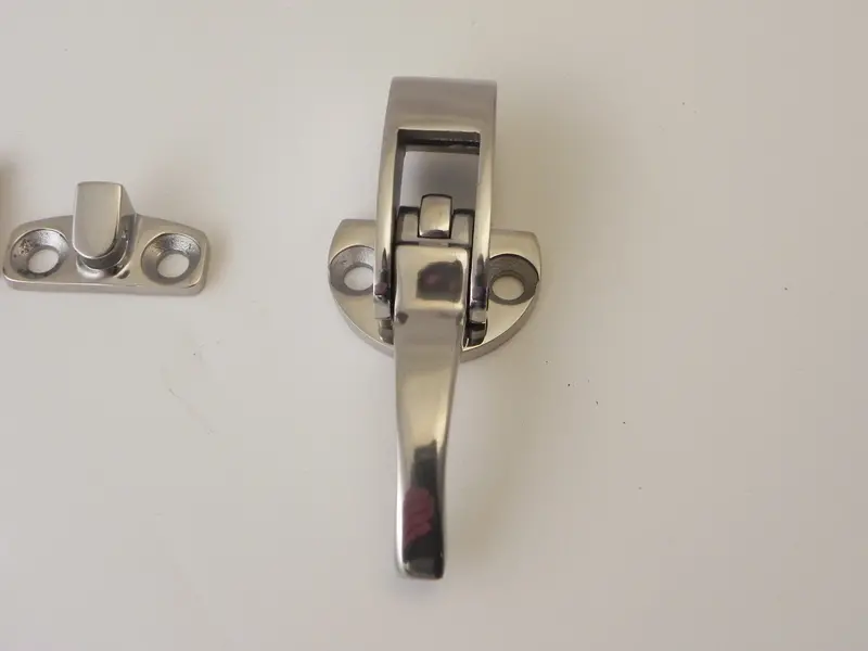 (New) 356 Cabriolet & Cabriolet Hardtop Top Latch And Base W/ Hardware - 1960-65 2