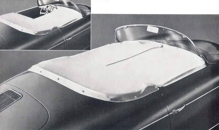 (New) 356 Cabriolet Tonneau Cover 1957-65 1