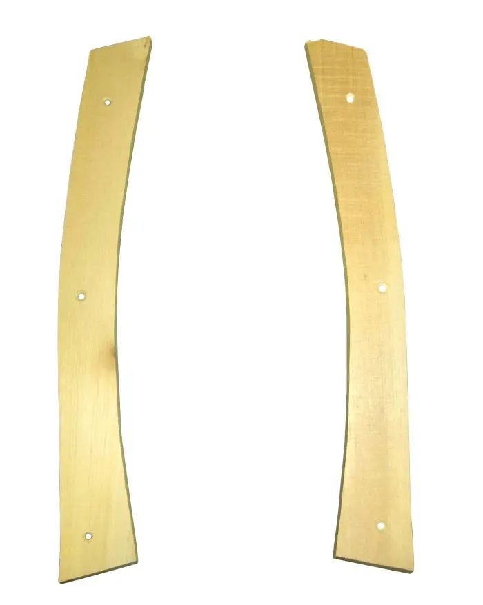 (New) 356 Cabriolet Wooden B-Pillar Column Set - 1950-66 1