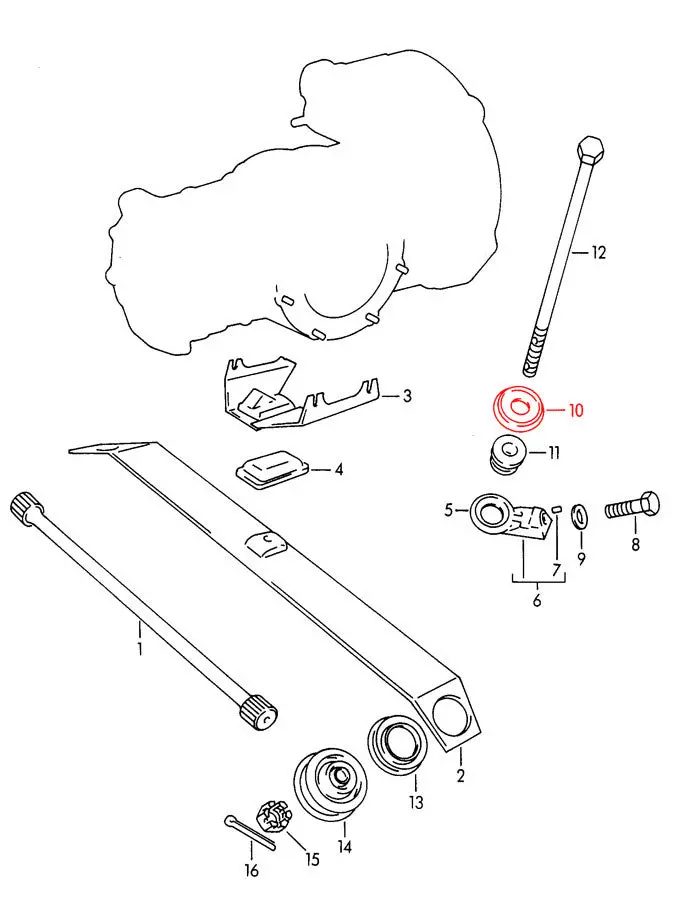 (New) 356 Camber Compensator Concave Washer - 1960-65 1