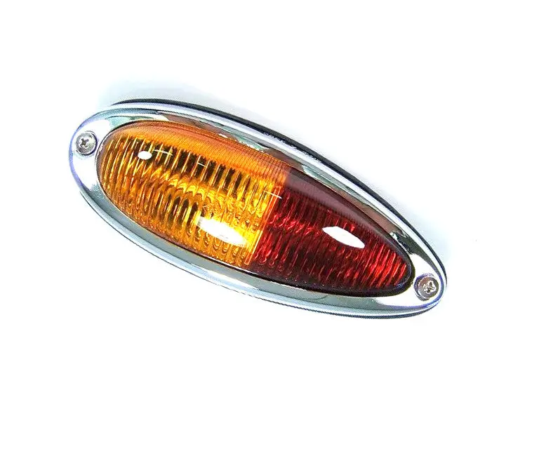 (New) 356 Concours Left Rear European Teardrop Taillight Assembly - 1957-65 1