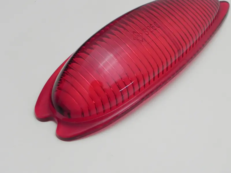 (New) 356 Concours Left Rear Teardrop Taillight Lens - 1955-65 2
