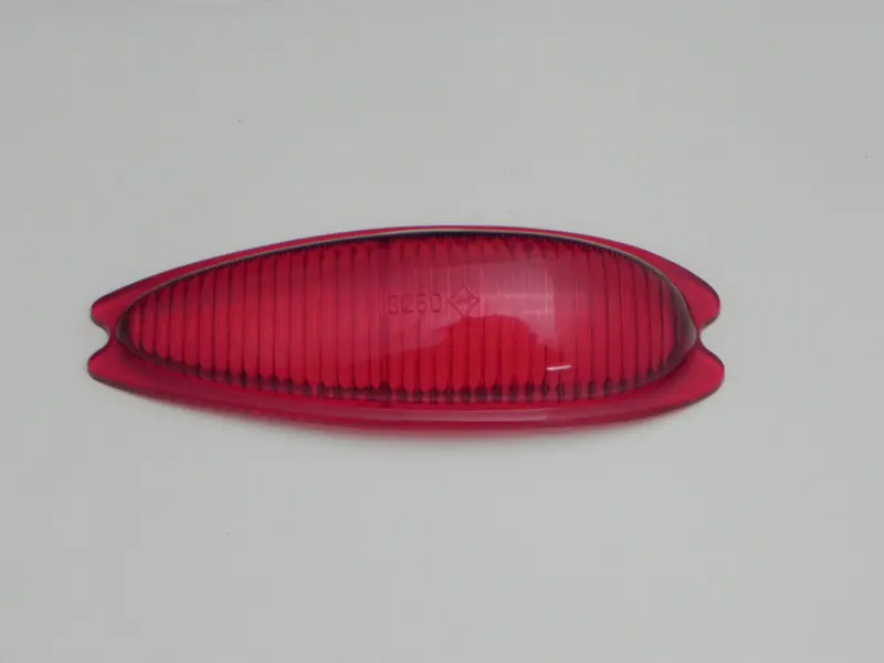 (New) 356 Concours Right Rear Teardrop Taillight Lens - 1955-65 1