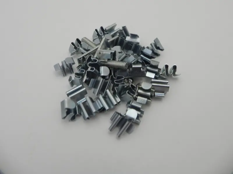 (New) 356 Convd/Speedster/Roadster Side Spear Trim Molding Hardware Kit - 1954-61 1
