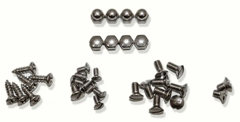 (New) 356 Coupe Quarter Window Hinge And Latch Hardware Set - 1950-65 1