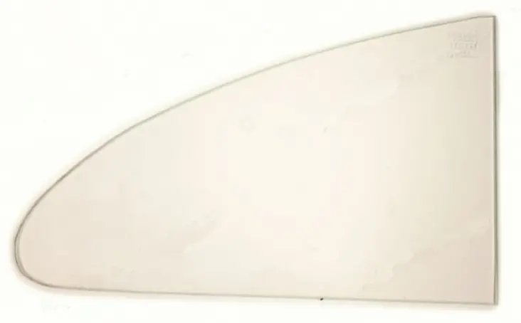 (New) 356 Coupe Rear Quarter Glass Clear - 1952-65 1