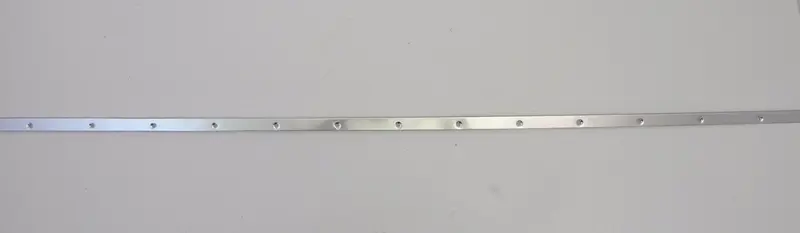 (New) 356 Driver Side Threshold Narrow Aluminum Strip - 1950-65 1