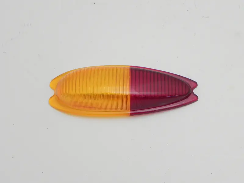 (New) 356 Euro Rear Right Teardrop Taillight Lens - 1957-65 1