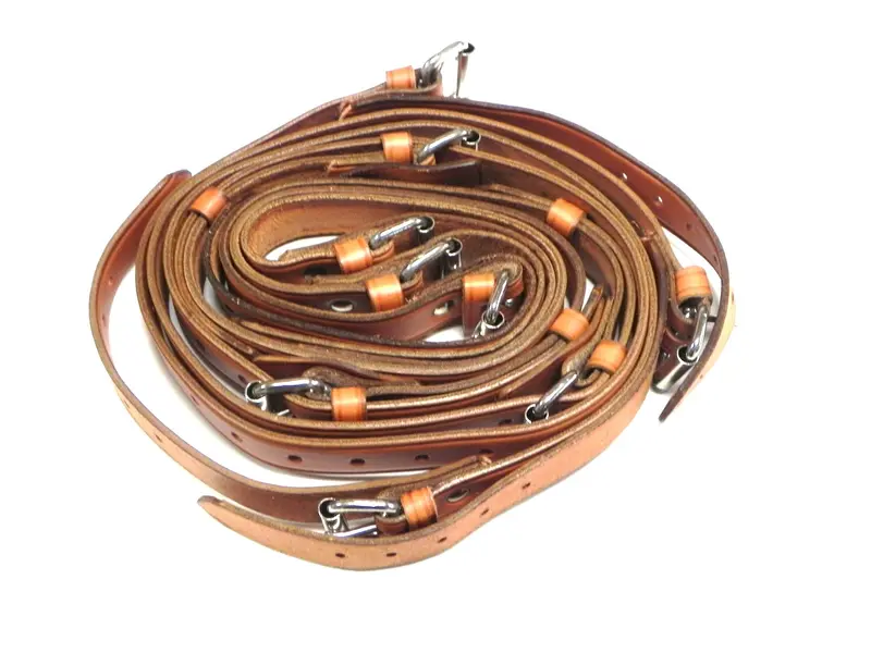 (New) 356 Exterior Tan Luggage Straps 1