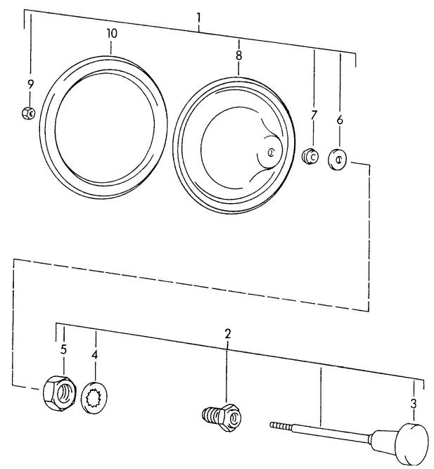 (New) 356 Fresh Air Valve Gasket 2