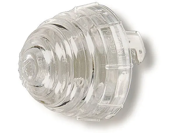 (New) 356 Front Clear Beehive Turn Signal Lens - 1959-65 1