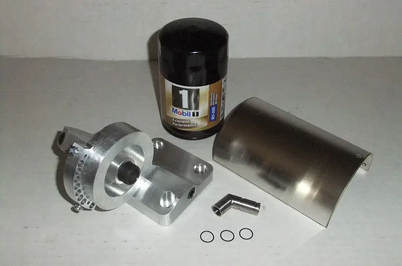 (New) 356 Full Flow Oil Filter Adapter Us-Spec Heater - 1960-65 1