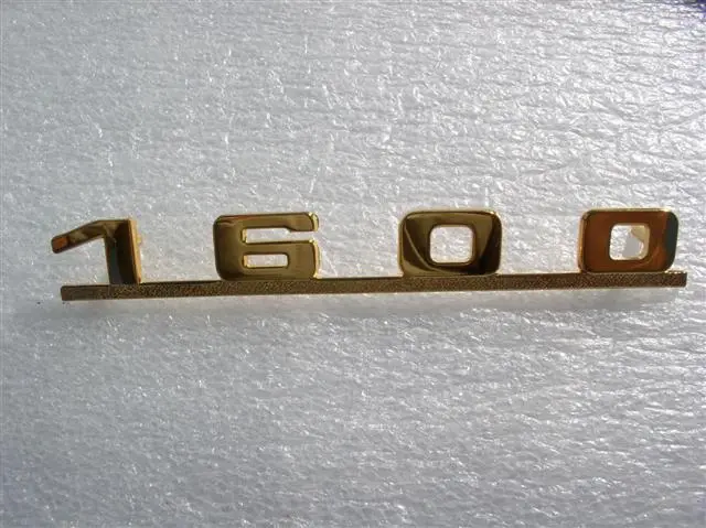 (New) 356 Gold Emblem: "1600" - 1956-61 1