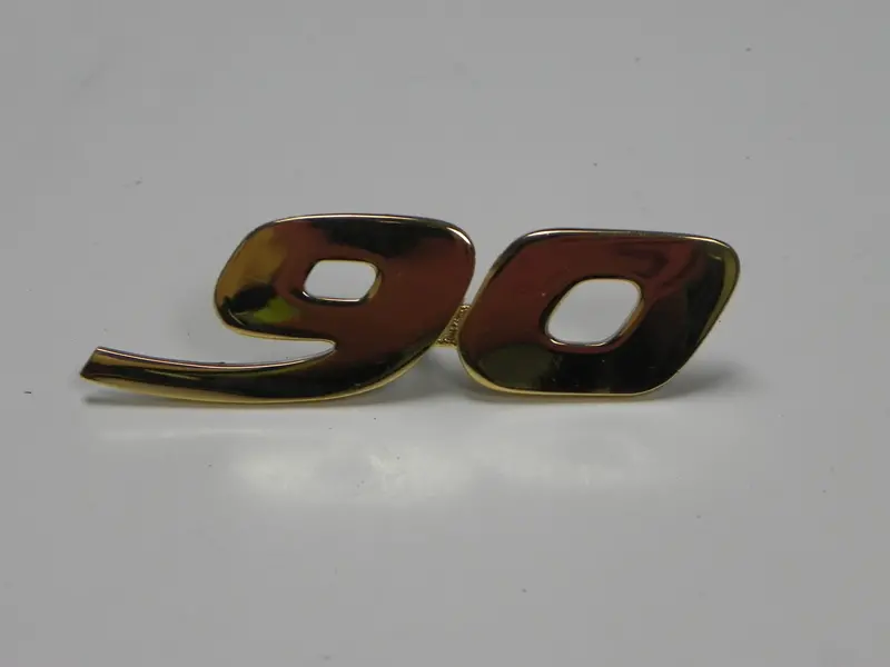 (New) 356 Gold Emblem: "90" - 1959-65 1